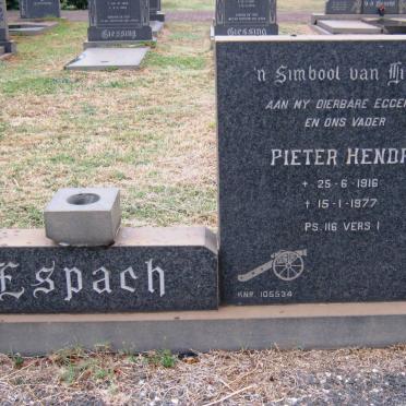 ESPACH Pieter Hendrik 1916-1977