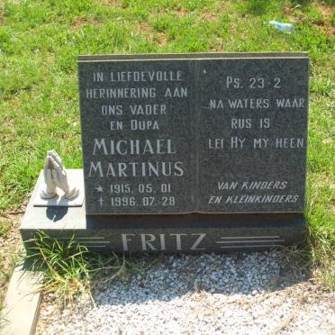 FRITZ Michael Martinus 1915-1996