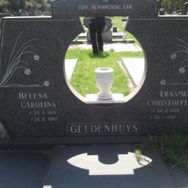 GELDENHUYS Erasmus Christoffel 1909-1989 &amp; Helena Carolina 1912-1992