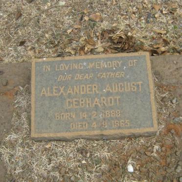 GEBHARDT Alexander August 1888-1965