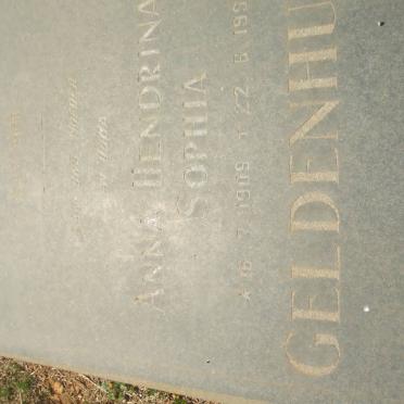 GELDENHUYS Johannes Urbanus 1906-1988 &amp; Anna Hendrina Sophia 1909-199?