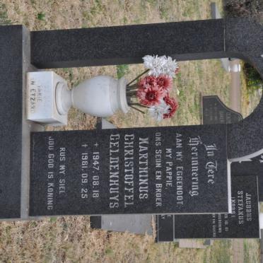 GELDENHUYS Marthinus Christoffel 1947-1981