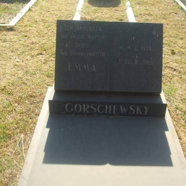 GORSCHEWSKY Emma 1898-1986
