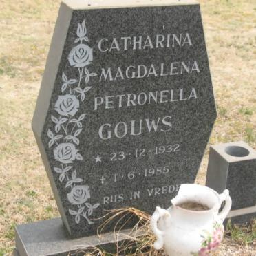 GOUWS Catharina Magdalena Petronella 1932-1985