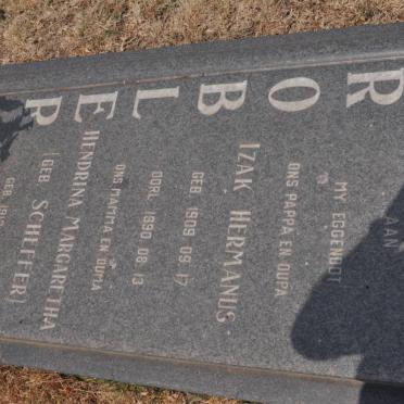GROBLER Izak Hermanus 1909-1990 &amp; Hendrina Margaretha SCHEFFER 1912-1993