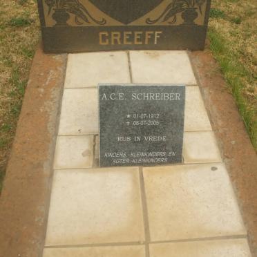 GREEFF :: SCHREIBER