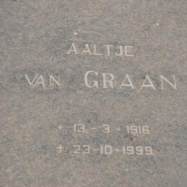 GRAAN Aaltje, van 1916-1999 