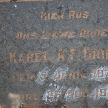 GRIMM Karel A.F. 1878-1934