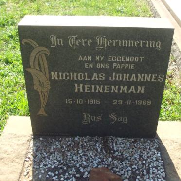 HEINENMAN Nicholas Johannes 1915-1969