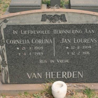 HEERDEN Jan Lourens, van 1904-1976 &amp; Cornelia Corlina 1909-1989