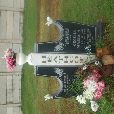 HEATHCOTE Gage Clifford ??-?? &amp; Cecilia Maria A. 1927-2006
