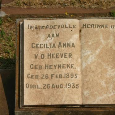 HEEVER Cecilia Anna, v.d. nee HEYNEKE 1895-1935