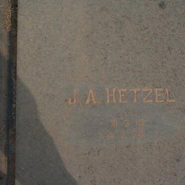 HETZEL J.A. 1915-1976