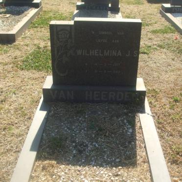 HEERDEN Wilhelmina J.S., van 1907-1983