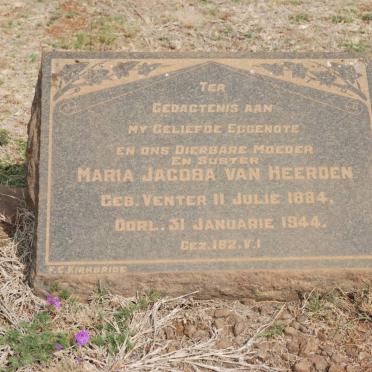 HEERDEN Maria Jacoba, van nee VENTER 1884-1944