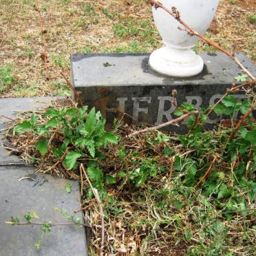 HERBST Hendrik J. 1913-1985 &amp; Naomi 1917-1983