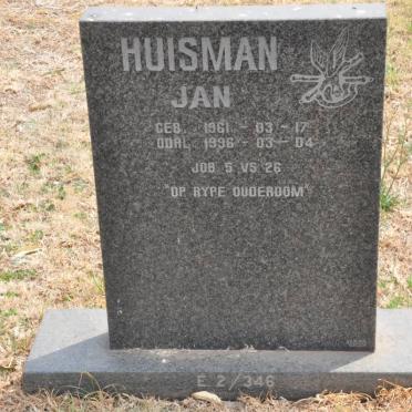 HUISMAN Jan 1961-1996