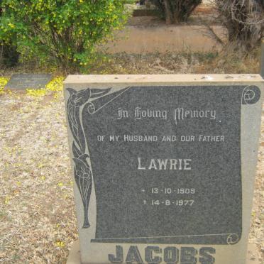 JACOBS Lawrie 1909-1977