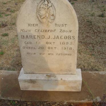 JACOBS Barend J. 1895-1918