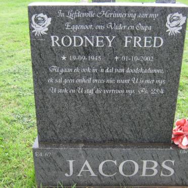 JACOBS Rodney Fred 1945-2002