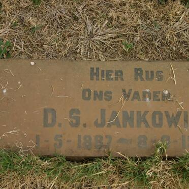 JANKOWITZ D.S. 1887-1938