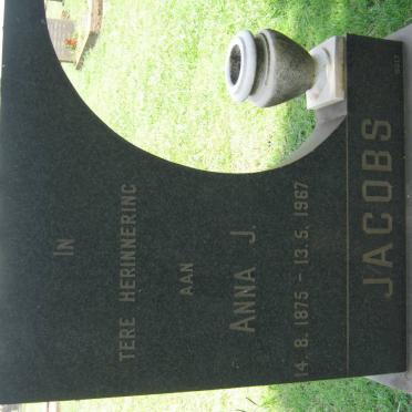 JACOBS Anna J. 1875-1967