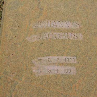 JORDAAN Johannes Jacobus 1920-1991