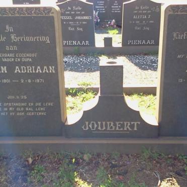 JOUBERT Willem Adriaan 1901-1971 &amp; Alettha 1903-1964