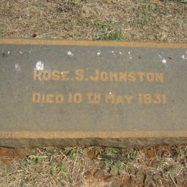 JOHNSTON Rose S. -1931