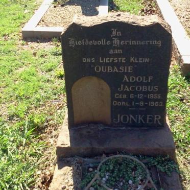 JONKER Adolf Jacobus 1955-1963