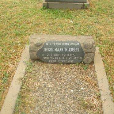JOUBERT Christie Maartin 1919-1977