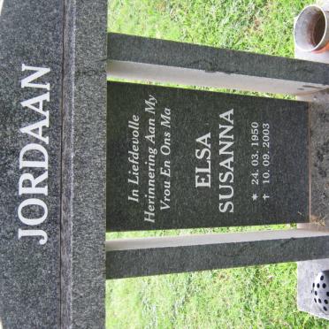 JORDAAN Elsa Susanna 1950-2003