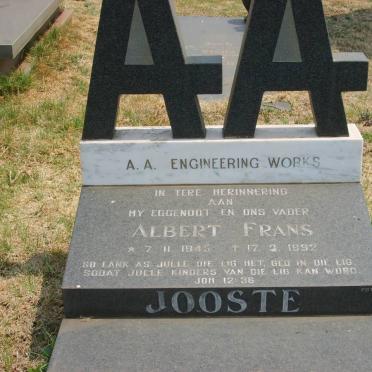 JOOSTE Albert Frans 1945-1992