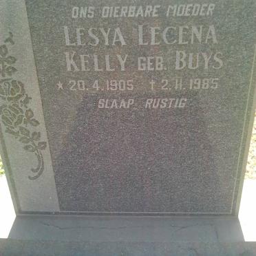 KELLY Lesya Lecena nee BUYS 1905-1985