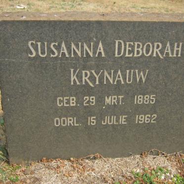 KRYNAUW Susanna Deborah 1885-1962