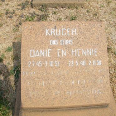KRUGER Hennie 1940-1958 :: KRUGER Danie 1945-1957