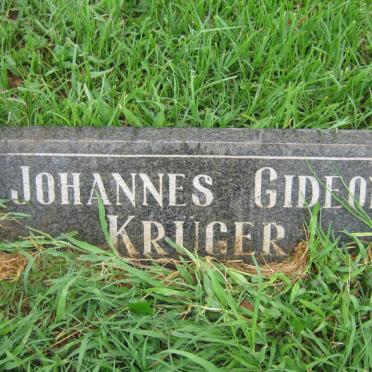 KRÜGER Johannes Gideon