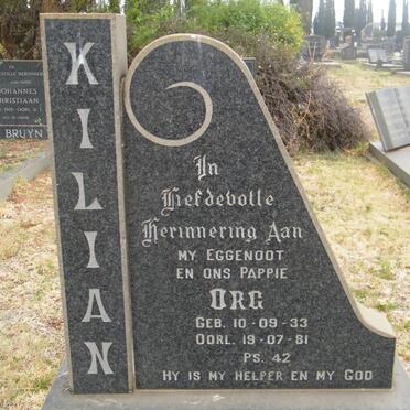 KILIAN Org 1933-1981