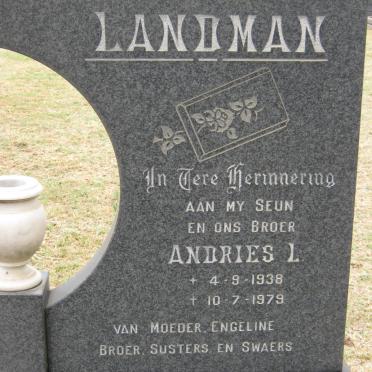 LANDMAN Andries L. 1938-1979