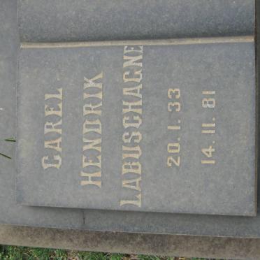 LABUSCHAGNE Carel Hendrik 1933-1981