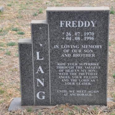 LANG Freddy 1970-1996