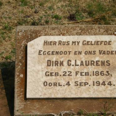 LAURENS Dirk C. 1863-1944