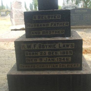 LAWS H.W.F. 1889-1946