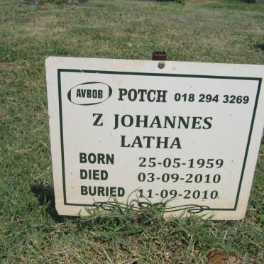 LATHA Z. Johannes 1959-2010