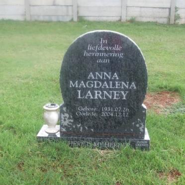 LARNEY Anna Magdalena 1931-2004