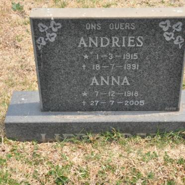 LIEBENBERG Andries 1915-1991 &amp; Anna 1918-2005