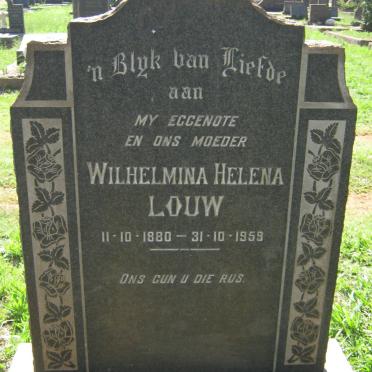 LOUW Wilhelmina Helena 1880-1959