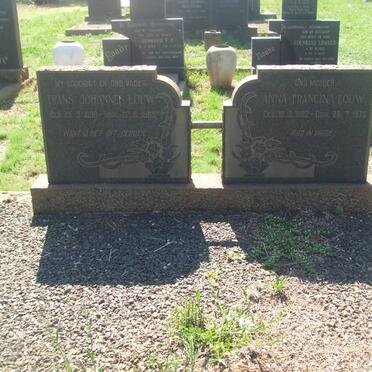 LOUW Frans Johannes 1896-1969 &amp; Anna Francina 1892-1978