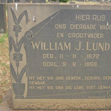 LUND William J. 1872-1959