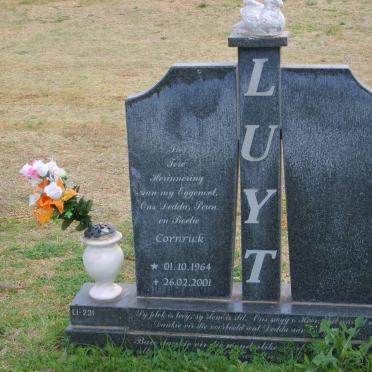LUYT Cornick 1937- &amp; Ellen Josie 1942- :: LUYT Cornick 1964-2001